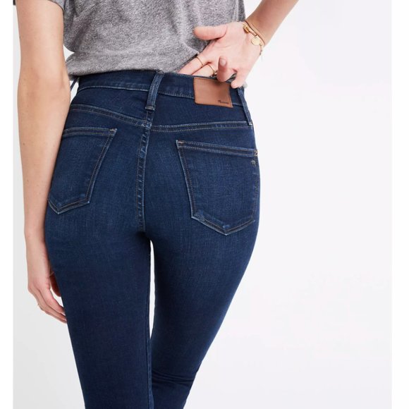 10" High-Rise Skinny Jeans in Hayes Wash - Picture 4 of 4